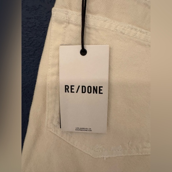 REDONE 50s Cutoffs Vintage Women’s White Shorts Size 25 - Picture 6 of 16